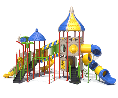 Liên hoàn cầu trượt LHCTDTKB26 Dochoikinhbac - Trò chơi công viên thu hút bền bỉ