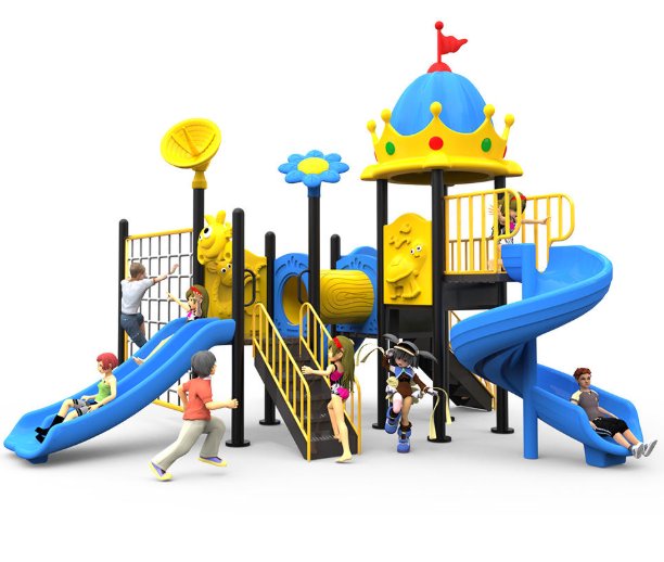 Liên hoàn cầu trượt LHCTDTKB28 Dochoikinhbac - Trò chơi công viên thu hút bền bỉ