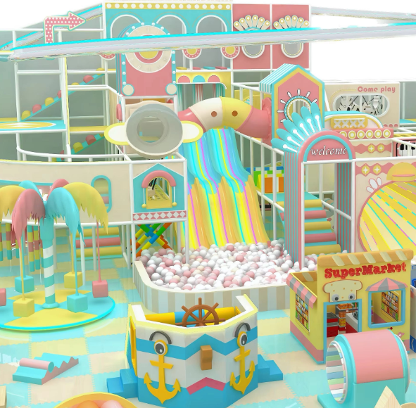 Nhà liên hoàn 2025 Indoor playground NLHKB52 Dochoikinhbac- Thiết Kế Đẹp Độc Đáo