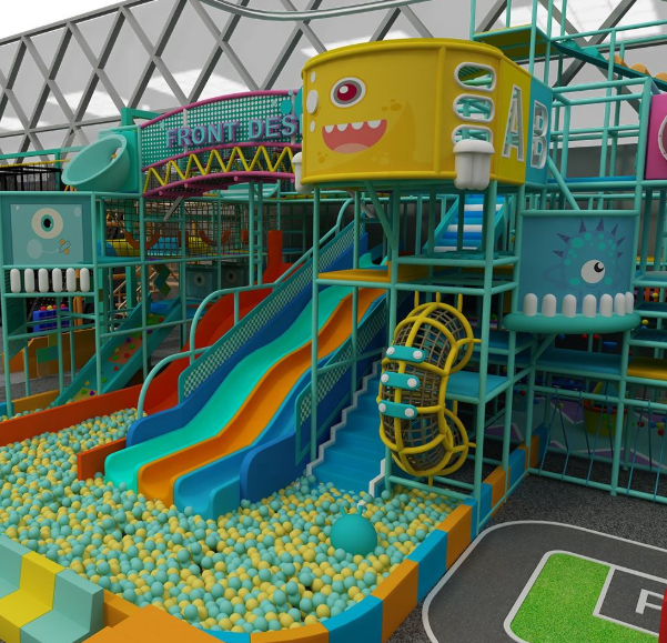 Nhà liên hoàn 2025 Indoor playground NLHKB53 Dochoikinhbac- Thiết Kế Đẹp Độc Đáo