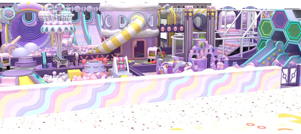 Nhà liên hoàn 2025 Indoor playground NLHKB55 Dochoikinhbac- Thiết Kế Đẹp Độc Đáo