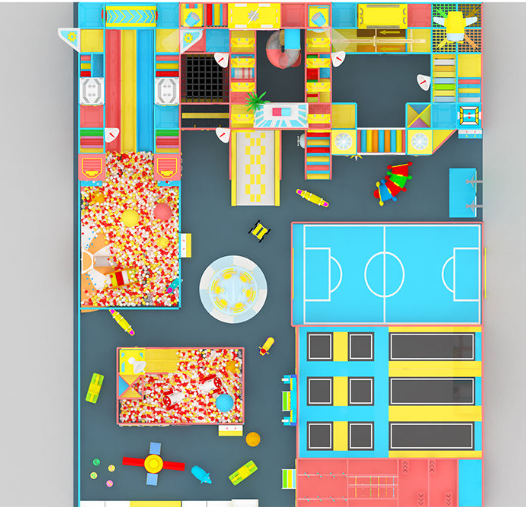 Nhà liên hoàn 2025 Indoor playground NLHKB56 Dochoikinhbac- Thiết Kế Đẹp Độc Đáo