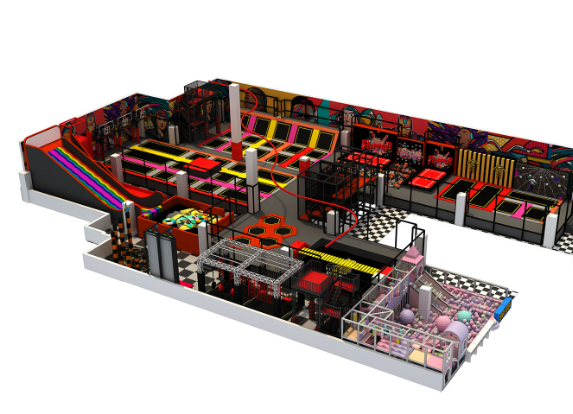 Trampoline Park_KVCTP40 Dochoikinhbac _ Khu Vui Chơi Sàn Nhún Hấp Dẫn Cho Mọi Lứa Tuổi
