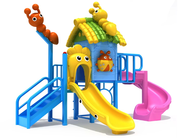 Liên hoàn cầu trượt LHCTDTKB32 Dochoikinhbac - Trò chơi công viên thu hút bền bỉ