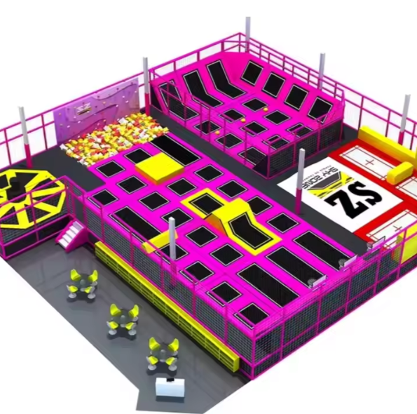 Trampoline Park_KVCTP48 Dochoikinhbac _ Khu Vui Chơi Sàn Nhún Hấp Dẫn Cho Mọi Lứa Tuổi