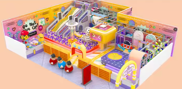 Nhà liên hoàn 2025 Indoor playground NLHKB58 Dochoikinhbac- Thiết Kế Đẹp Độc Đáo