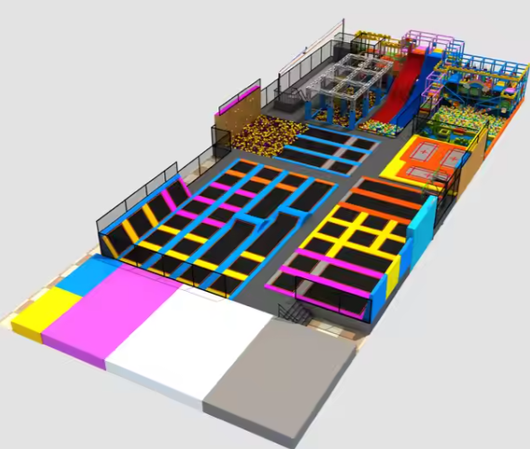 Trampoline Park_KVCTP51 Dochoikinhbac _ Khu Vui Chơi Sàn Nhún Hấp Dẫn Cho Mọi Lứa Tuổi