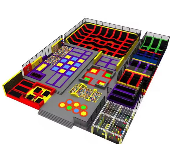 Trampoline Park_KVCTP54 Dochoikinhbac _ Khu Vui Chơi Sàn Nhún Hấp Dẫn Cho Mọi Lứa Tuổi