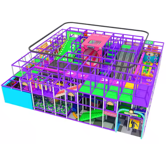 Nhà liên hoàn 2025 Indoor playground NLHKB70 Dochoikinhbac- Thiết Kế Đẹp Độc Đáo