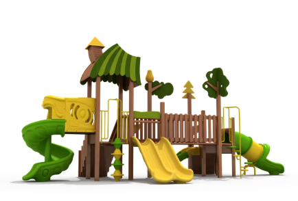 Cầu trượt liên hoàn gỗ LHGOKB32 Dochoikinhbac Giải trí siêu hấp dẫn từ khu vui chơi trẻ em