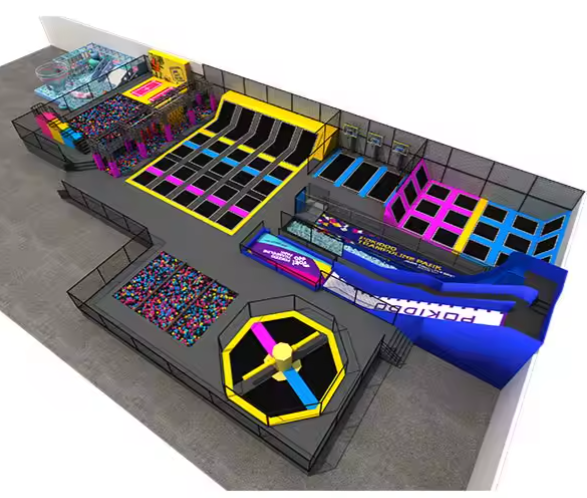 Trampoline Park_KVCTP63 Dochoikinhbac _ Khu Vui Chơi Sàn Nhún Hấp Dẫn Cho Mọi Lứa Tuổi