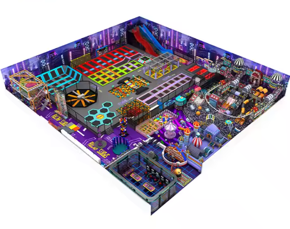 Nhà liên hoàn 2025 Indoor playground NLHKB78 Dochoikinhbac- Thiết Kế Đẹp Độc Đáo