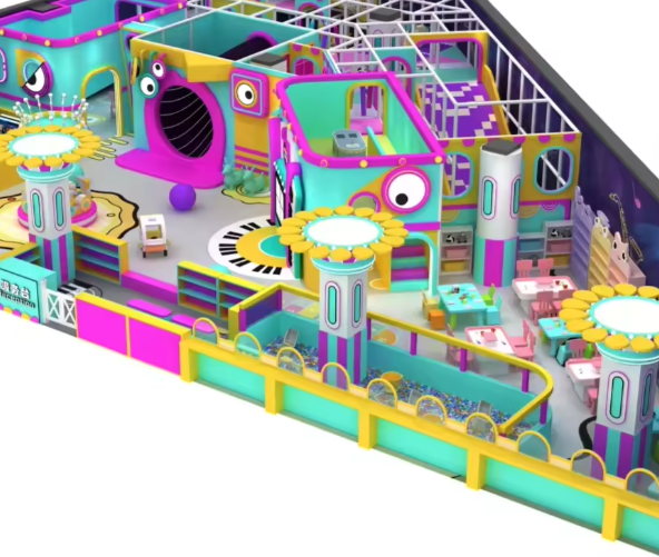 Nhà liên hoàn 2025 Indoor playground NLHKB80 Dochoikinhbac- Thiết Kế Đẹp Độc Đáo