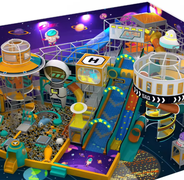 Nhà liên hoàn 2025 Indoor playground NLHKB82 Dochoikinhbac- Thiết Kế Đẹp Độc Đáo
