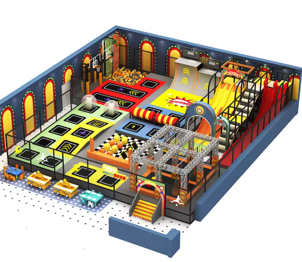 Thiết kế Cafe Kid khu vui chơi mini NLHK95 _Dochoikinhbac