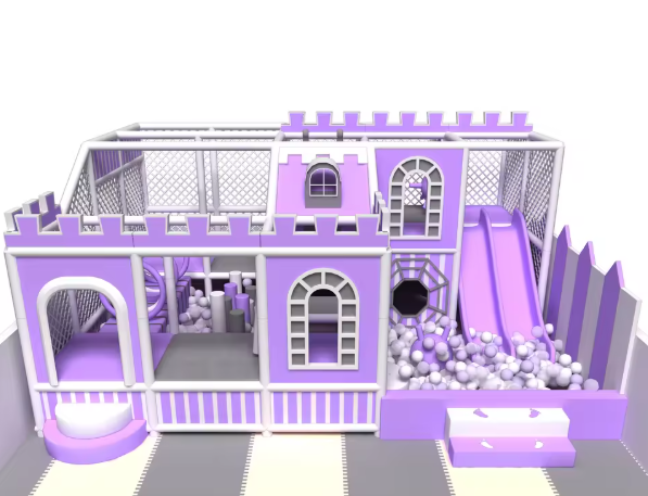 Thiết kế Cafe Kid khu vui chơi mini NLHK98 _Dochoikinhbac