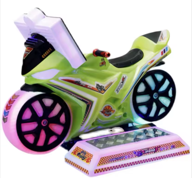 Máy Game Nhún Điện Mô tô _MGNDKB18_Dochoikinhbac_Giải trí hấp dẫn thu hút trẻ em