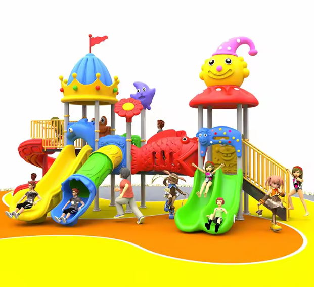 Liên hoàn cầu trượt LHCTDTKB60 Dochoikinhbac - Trò chơi công viên thu hút bền bỉ