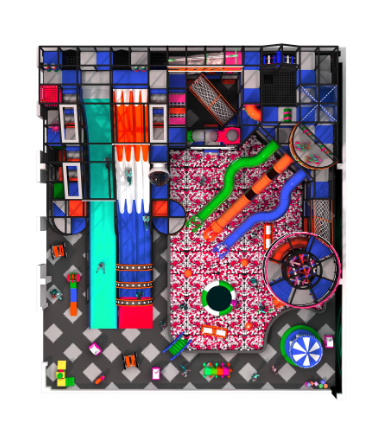 Nhà liên hoàn 2025 Indoor playground NLHK101 _Dochoikinhbac- Thiết Kế Đẹp Độc Đáo