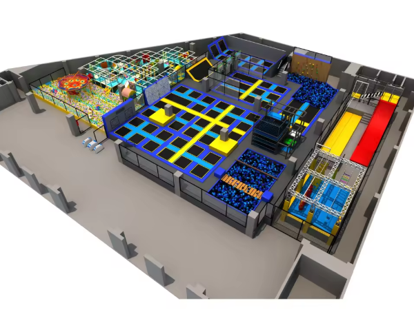 Nhà liên hoàn 2025 Indoor playground NLHK102 _Dochoikinhbac- Thiết Kế Đẹp Độc Đáo