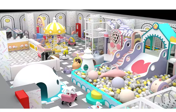 Nhà liên hoàn 2025 Indoor playground NLHK103 _Dochoikinhbac- Thiết Kế Đẹp Độc Đáo