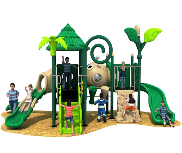 Liên hoàn cầu trượt LHCTDTKB62 Dochoikinhbac - Trò chơi công viên thu hút bền bỉ