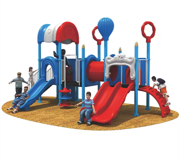 Liên hoàn cầu trượt LHCTDTKB63 Dochoikinhbac - Trò chơi công viên thu hút bền bỉ