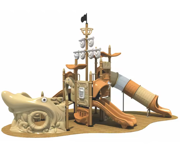 Liên hoàn cầu trượt LHCTDTKB64 Dochoikinhbac - Trò chơi công viên thu hút bền bỉ