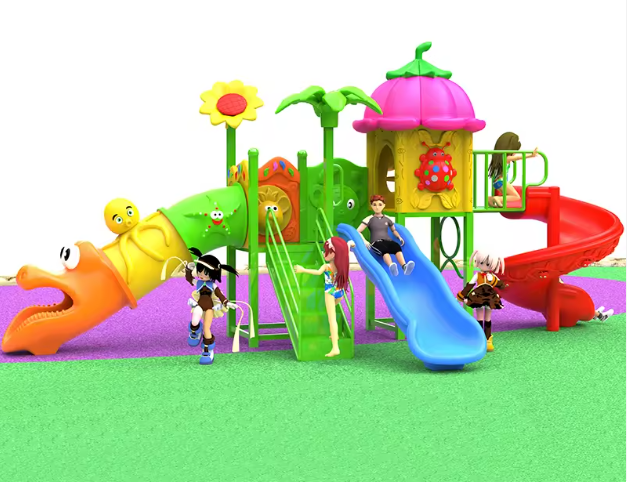 Liên hoàn cầu trượt LHCTDTKB66 Dochoikinhbac - Trò chơi công viên thu hút bền bỉ