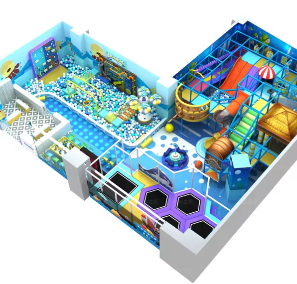 Nhà liên hoàn 2025 Indoor playground NLHK109 _Dochoikinhbac- Thiết Kế Đẹp Độc Đáo