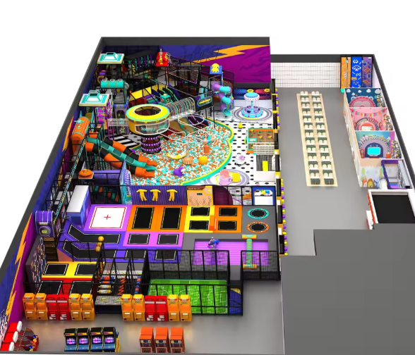 Nhà liên hoàn 2025 Indoor playground NLHK110 _Dochoikinhbac- Thiết Kế Đẹp Độc Đáo