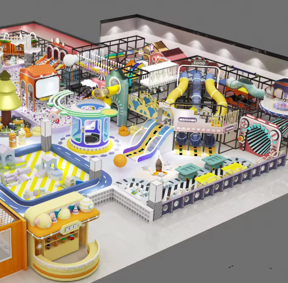 Nhà liên hoàn 2025 Indoor playground NLHK111 _Dochoikinhbac- Thiết Kế Đẹp Độc Đáo