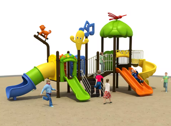 Liên hoàn cầu trượt LHCTDTKB73 Dochoikinhbac - Trò chơi công viên thu hút bền bỉ