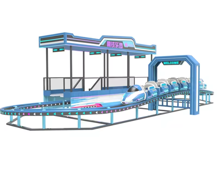 Tàu điện xe điện mini led XDTDKB28 Dochoikinhbac Trò chơi giải trí thú vị