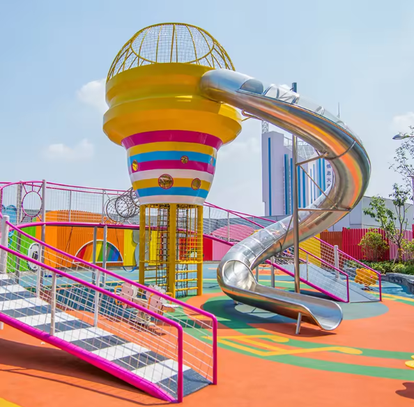 Mẫu thiết kế 3D khu vui chơi ngoài trời KVCNTKB24 Dochoikinhbac