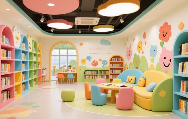 Thiết Kế 3D Nội Thất Mầm Non TKMNKB08 Dochoikinhbac