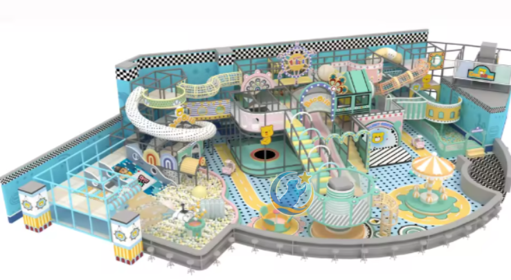 Mẫu thiết kế 3D khu vui chơi trẻ em TKKVCKB29 Dochoikinhbac