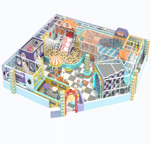 Mẫu thiết kế 3D khu vui chơi trẻ em TKKVCKB32 Dochoikinhbac