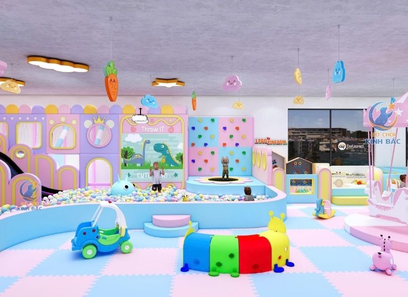 Thiết Kế 3D Khu Vui Chơi 50–100–200m²: Cách Tối Ưu Diện Tích Tới 120%