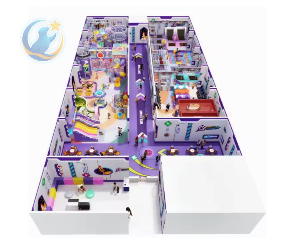 Mẫu thiết kế 3D khu vui chơi trẻ em TKKVCKB16 Dochoikinhbac