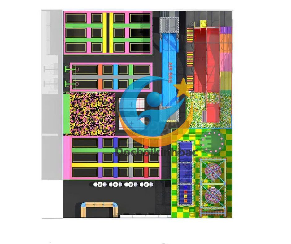 Trampoline Park_KVCTP13 Dochoikinhbac _Không Gian Vận Động Sáng Tạo Dành Cho Mọi Lứa Tuổi