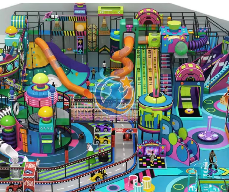 Mẫu thiết kế 3D khu vui chơi trẻ em TKKVCKB10 Dochoikinhbac