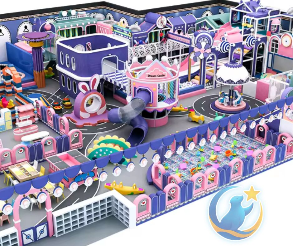 Mẫu thiết kế 3D khu vui chơi trẻ em TKKVCKB04 Dochoikinhbac