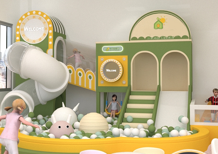 Indoor Playground KVCTE01118- Báo giá nhà liên hoàn cầu trượt nhà bóng Đồ chơi kinh bắc
