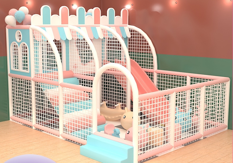 Nhà liên hoàn KVCTE01105- Báo giá nhà bóng cầu trượt liên hoàn- Indoor play ground Đồ chơi kinh bắc