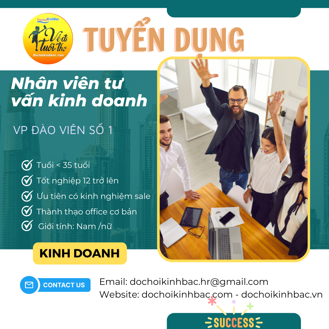 CHI NHÁNH VĂN PHÒNG ĐÀO VIÊN SỐ 1 CẦN TUYỂN NHÂN VIÊN TƯ VẤN KINH DOANH