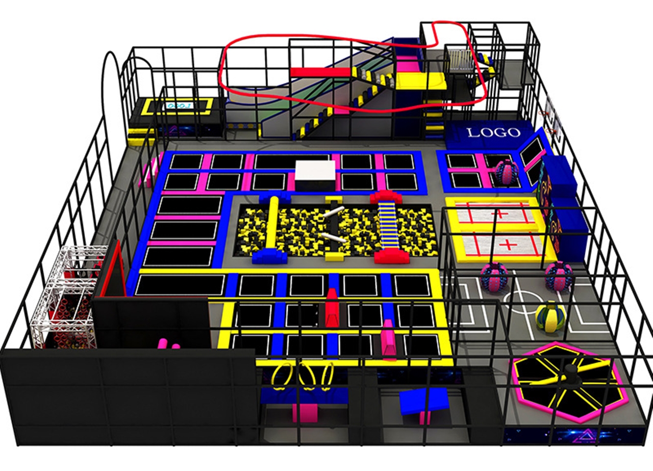 Trampoline Arena KVCTP5947- Đấu trường nhào lộn chuẩn quốc tế - Công viên bạt nhún thể thao