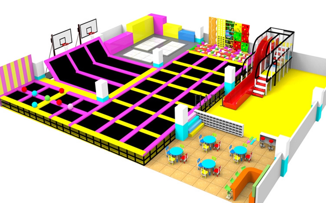 Trampoline Arena KVCTP5948- Đấu trường nhào lộn chuẩn quốc tế - Công viên bạt nhún thể thao