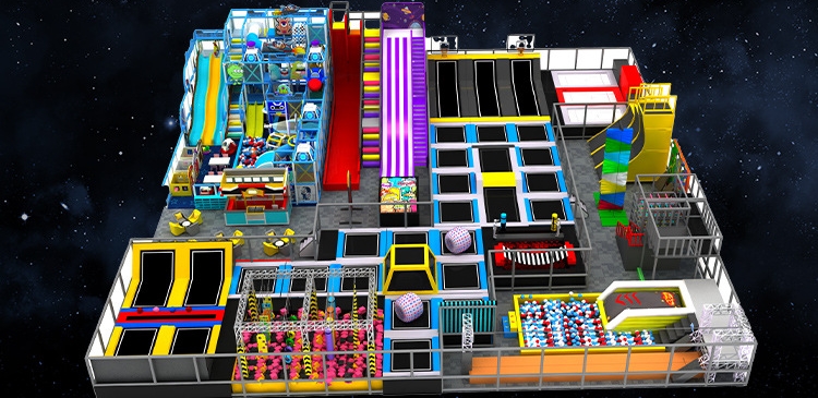 Trampoline Arena KVCTP5950- Đấu trường nhào lộn chuẩn quốc tế - Công viên bạt nhún thể thao