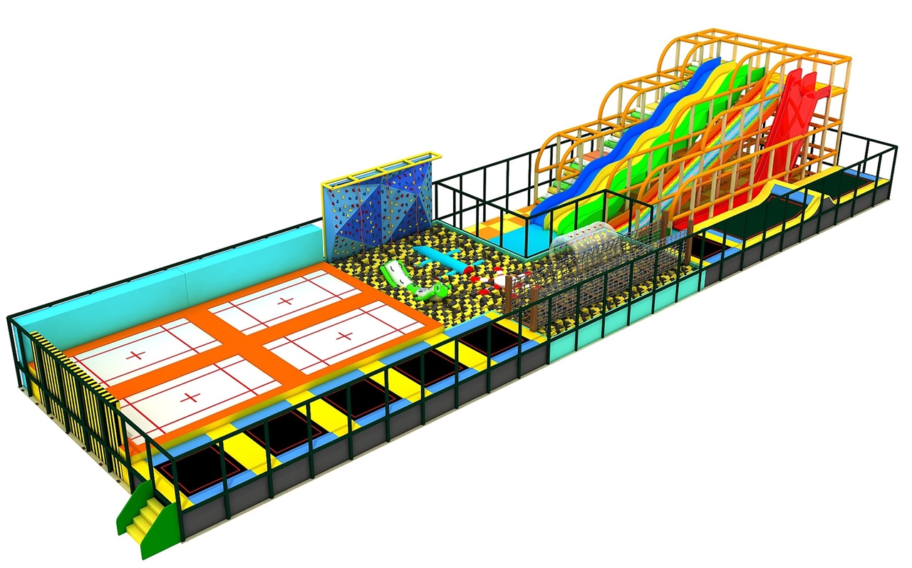 Đấu trường nhún nhảy KVCTP3511- Công viên bạt nhún -Trampoline park tổ hợp vui chơi giải trí